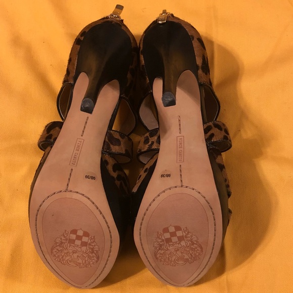 Pony Hair Leopard Strappy Platform - Picture 5 of 6